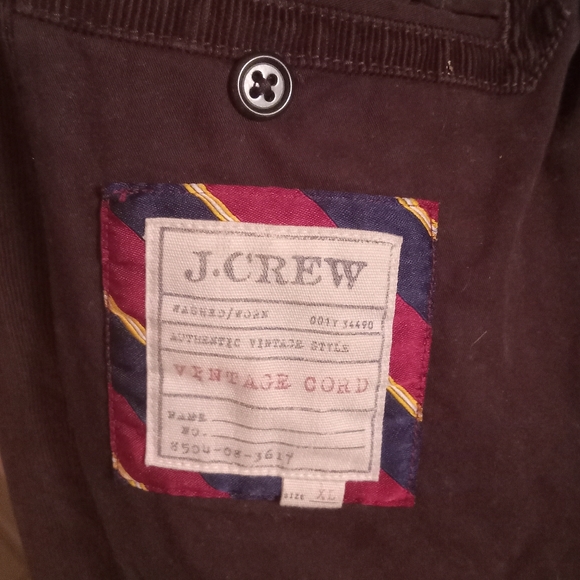 Men's J Crew XL Brown Corduroy Blazer - Picture 3 of 4